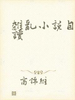 杂乱小说目录阅读