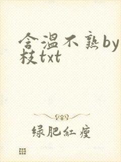 含温不熟by词枝txt封面
