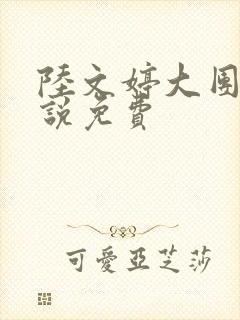 陆文婷大团圆小说免费