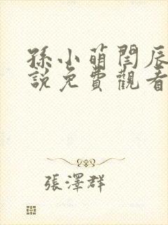 孙小萌闫辰的小说免费观看