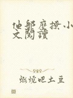 他那么撩小说全文阅读