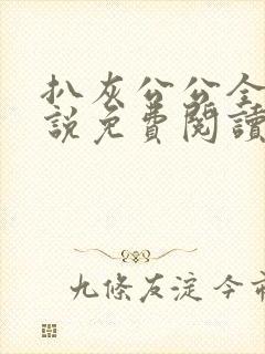 扒灰公公全部小说免费阅读全文封面