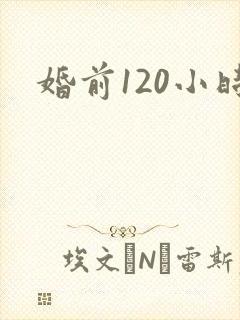 婚前120小时封面
