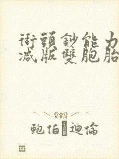 街头钞能力无删减版双胞胎