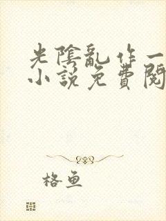 光阴乱作一团的小说免费阅读