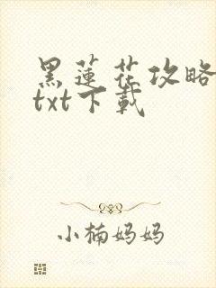 黑莲花攻略手册txt下载封面