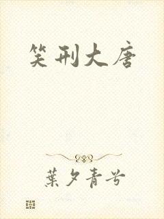 笑刑大唐封面