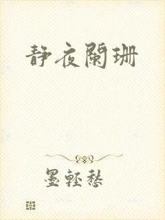 静夜阑珊