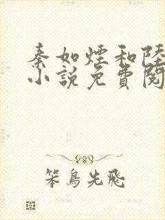 秦如烟和陆景琛小说免费阅读封面