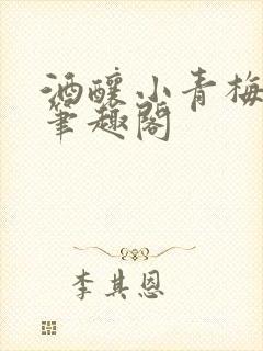 酒酿小青梅po笔趣阁
