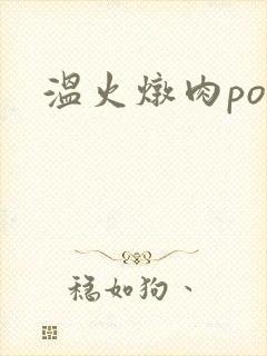 温火炖肉pop封面