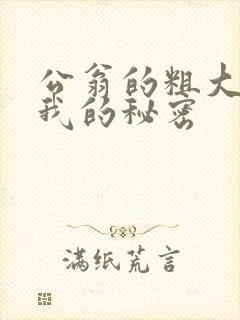 公翁的粗大放进我的秘密封面