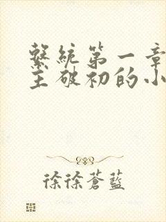 系统第一章给宿主破初的小说