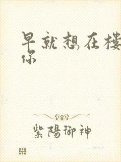 早就想在楼梯要你