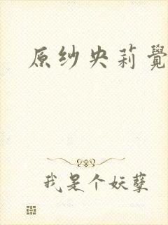 原纱央莉觉醒封面