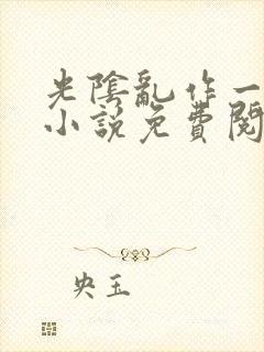 光阴乱作一团的小说免费阅读