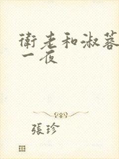 卫老和淑蓉销魂一夜