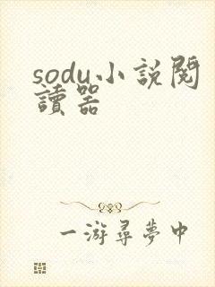 sodu小说阅读器