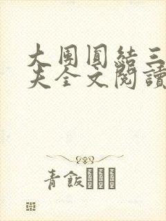 大团圆结三女一夫全文阅读