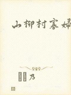山柳村寡妇情史封面