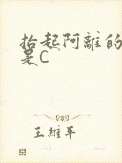 抬起阿离的腿就是C