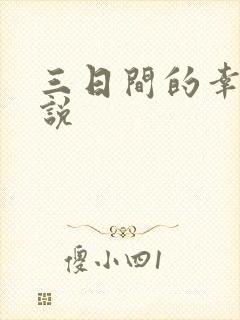 三日间的幸福小说