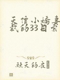 天价小娇妻,总裁的33日索情全文免费