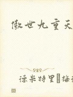 傲世九重天小说