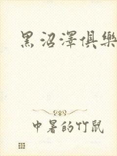 黑沼泽俱乐部封面