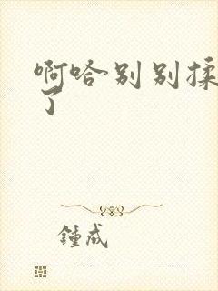 啊哈别别揉那处了