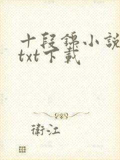十段锦小说全本txt下载