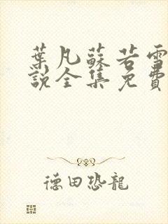 叶凡苏若雪的小说全集免费阅读封面