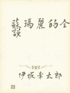 苏玛丽的全部小说