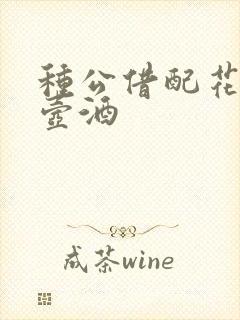 种公借配花间一壶酒