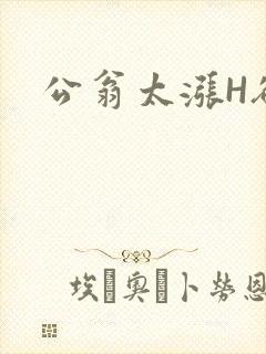 公翁太涨H欲渴