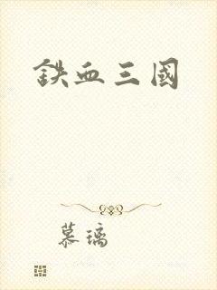 铁血三国封面