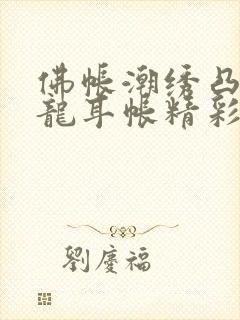 佛帐潮绣凸浮双龙耳帐精彩片段