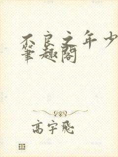 不良之年少轻狂笔趣阁