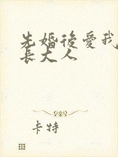 先婚后爱我的市长大人