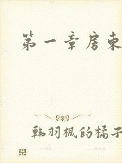 第一章房东太太