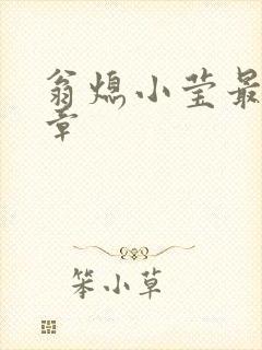 翁熄小莹最新节章