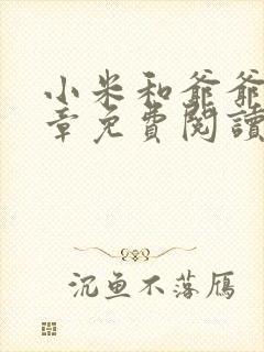 小米和爷爷第三章免费阅读封面