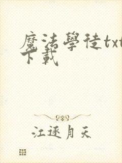 魔法学徒txt下载