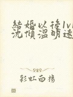 结婚以后1v1沈倾温明远封面