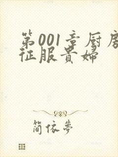 第001章厨房征服贵妇