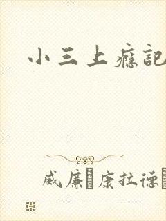 小三上瘾记封面