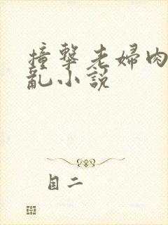 撞击老妇肉体之乱小说