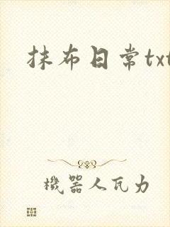 抹布日常txt封面