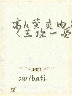 高h荤爽肉欲文〈三攻一受