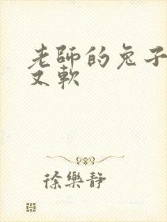 老师的兔子又大又软